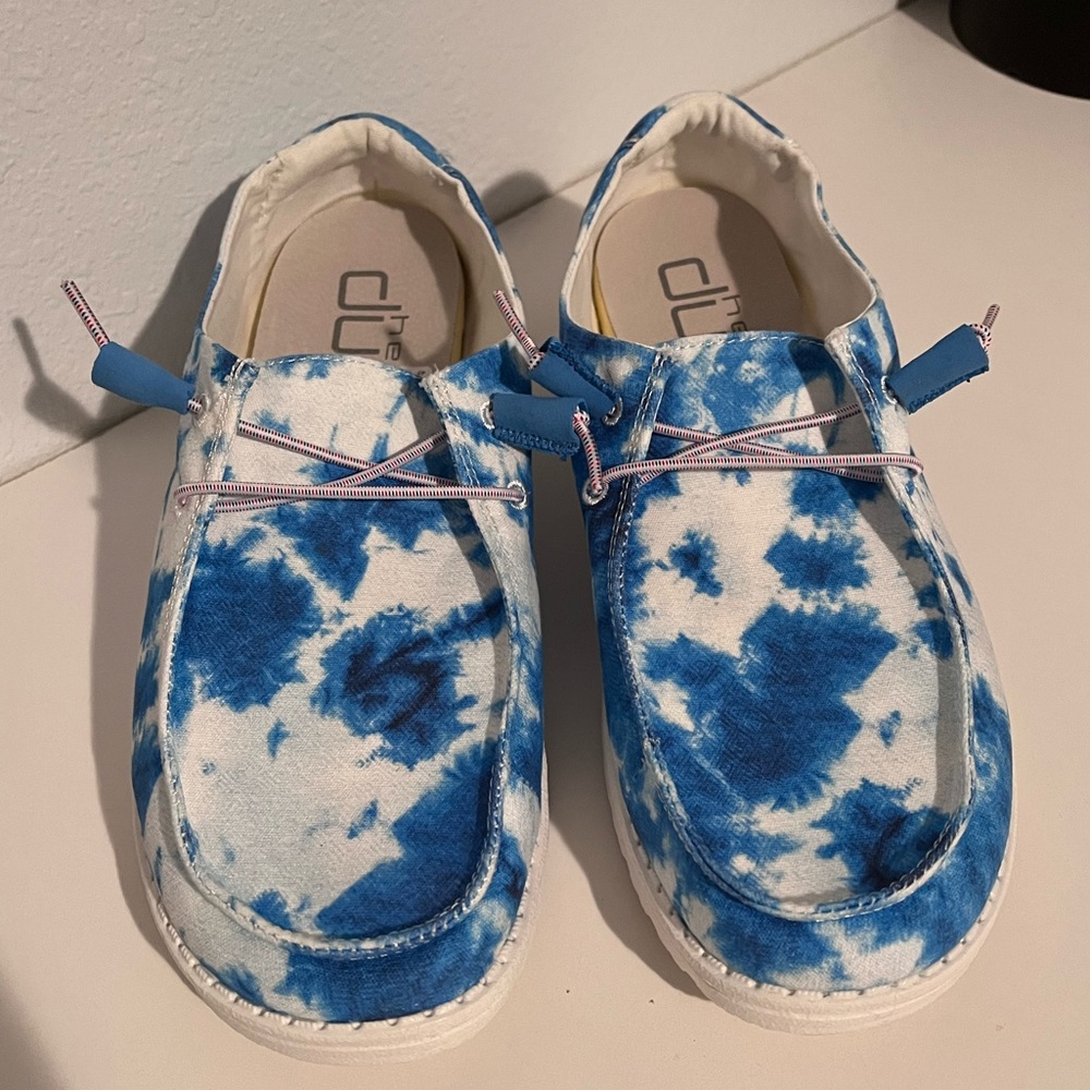 Hey dude wendy Americana tie dye blue